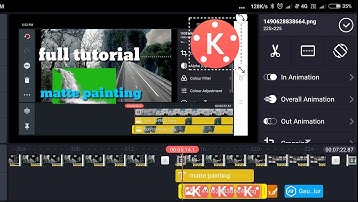 Kinemaster full tutorials matte painting highway