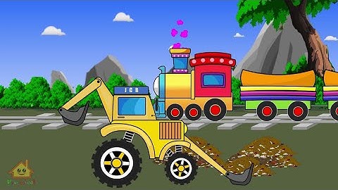 Train Track Builder Simulator - Mega JCB Machines Construction - Android Gameplay#jcb #tractor