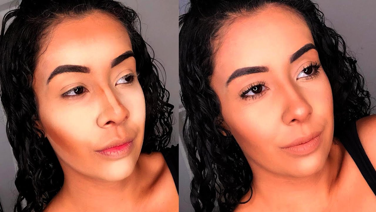 CONTORNO FACIAL EM PÓ | RÁPIDO E FÁCIL | Passo a passo