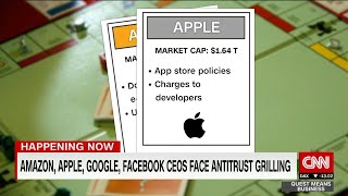 Amazon, Apple, Google, Facebook CEOs face antitrust grilling