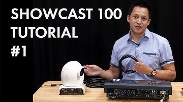Showcast 100 Tutorial 1: How to Connect PTZ Cameras and a Laptop