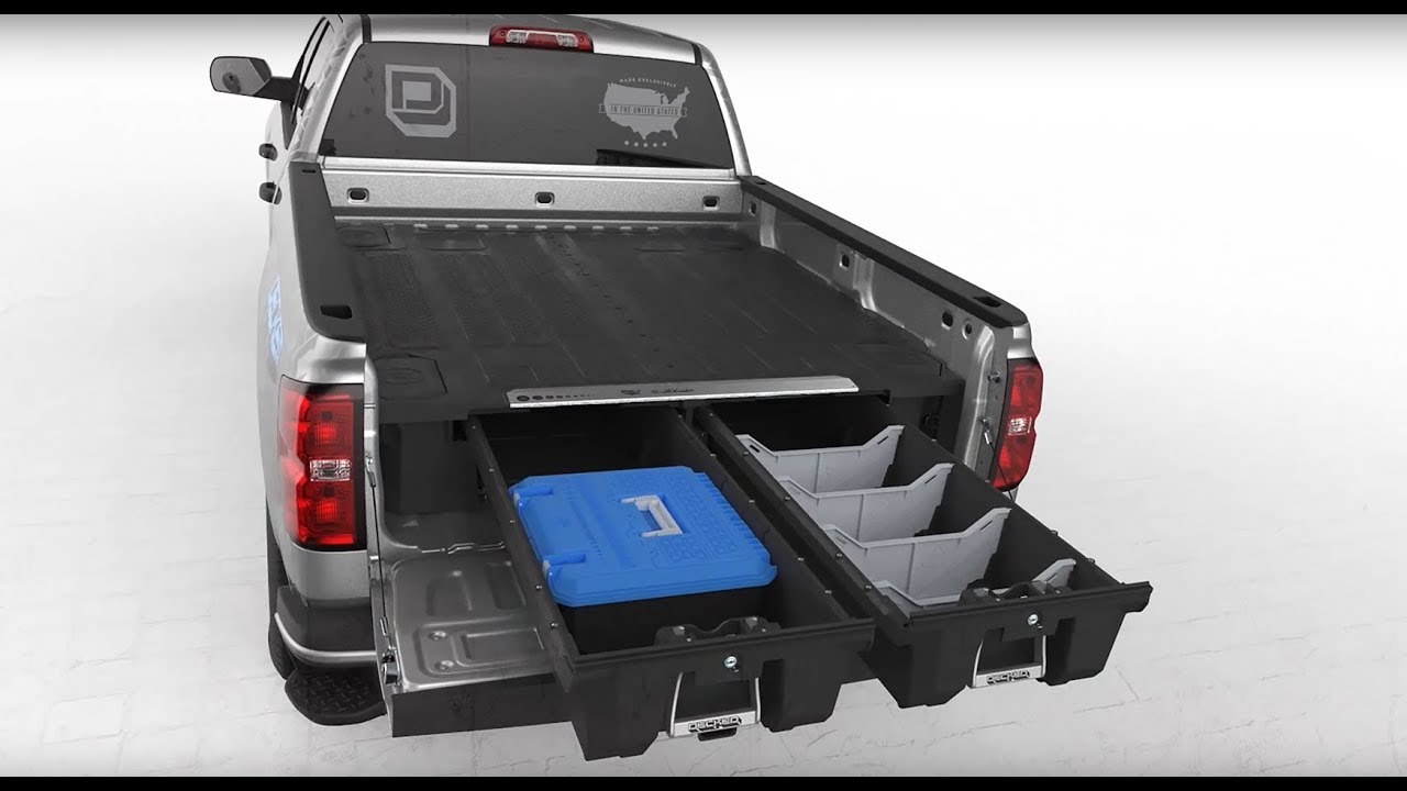DECKED 2-Drawer Pickup Truck Bed Storage System For Dodge Ram 1500