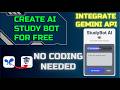 How to Create a Free AI Study Bot | AI + No Code Full Guide (2025)