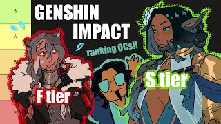 i redesigned my genshin OCs so much i could make a tier list with them i redesigned my genshin OCs so much i could make a tier list with them