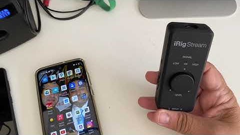 Recording Videos on Android using external audio source with iRig Stream
