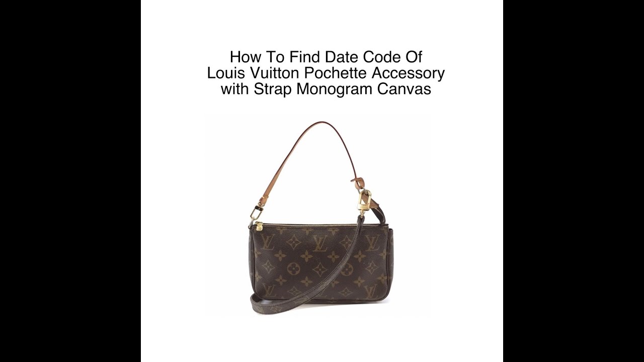 LOUIS VUITTON Vintage Pochette Accessoires | Monogram | Date Code: VI0050