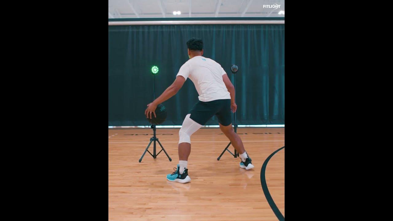 FITLIGHT® app Basketball Reaction drill Ball Control YouTube
