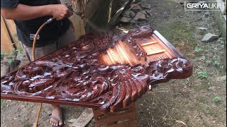 WOOD CARVING FINISHING BY GRIYA UKIR