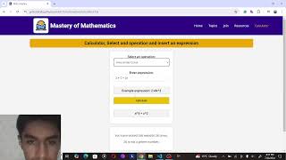 WDD 231 Project Mastery of Mathematics