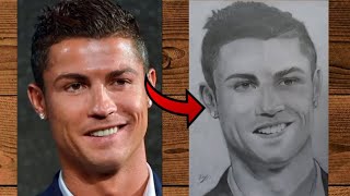 Sketching Cristiano Ronaldo | Drawing Tutorial step by step for beginners