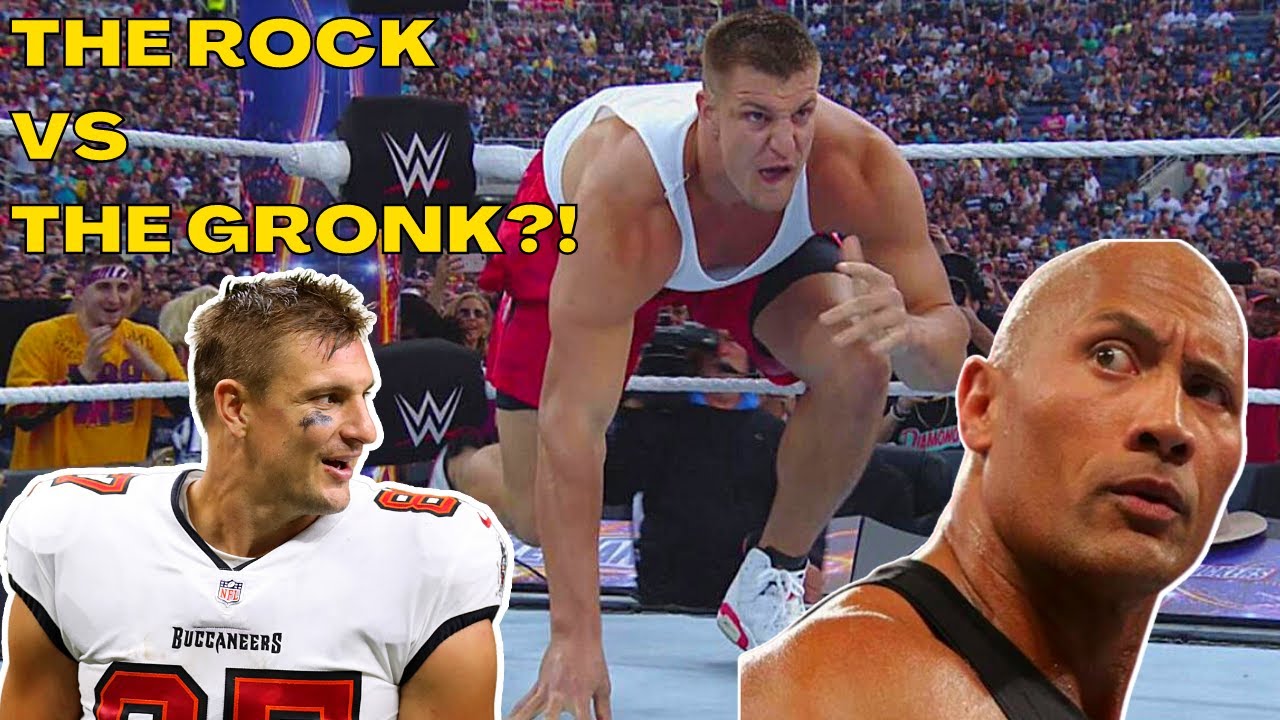 Bucs' Rob Gronkowski Challenges 'The Rock' To Wrestlemania Matchup