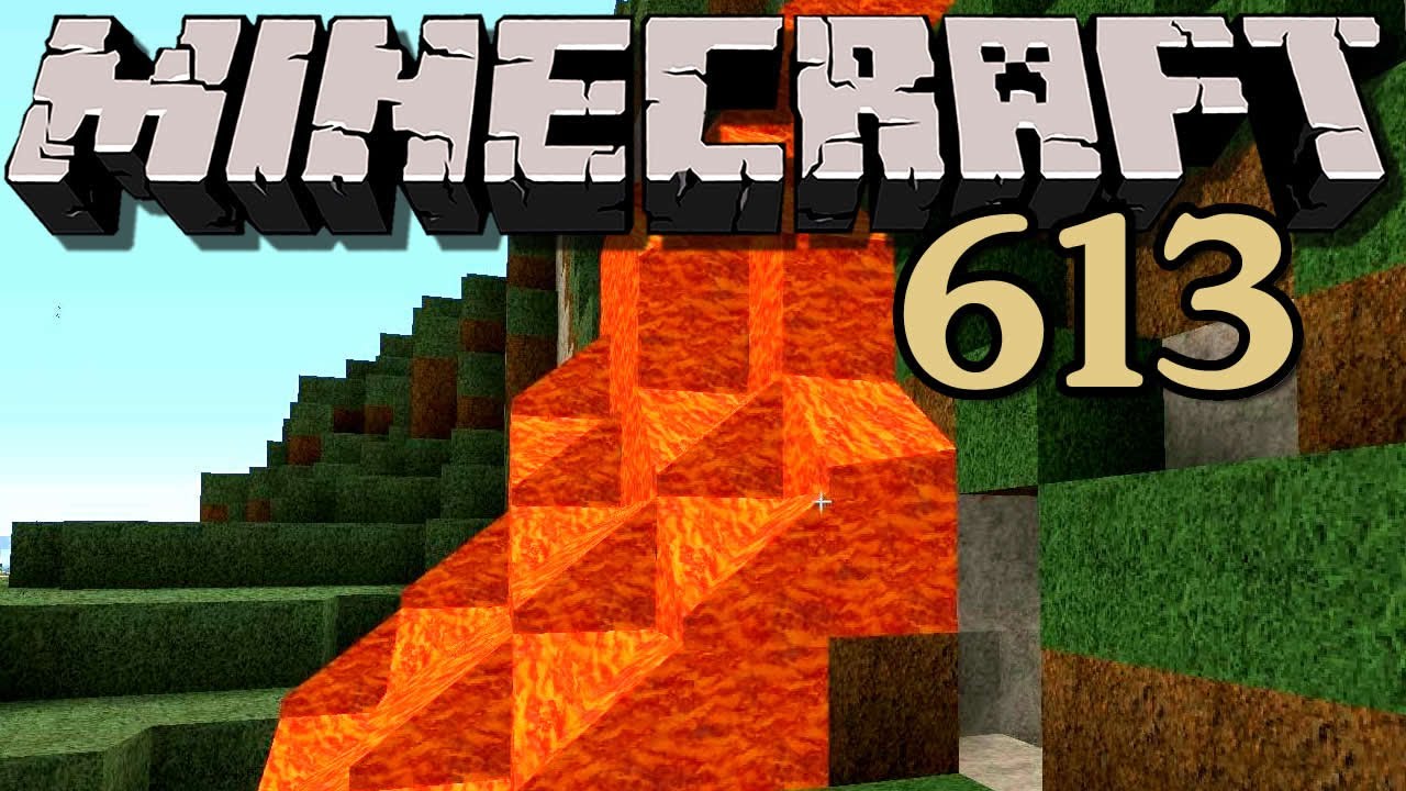 Minecraft - #613 - durch den Lavafall | DEBITOR - YouTube