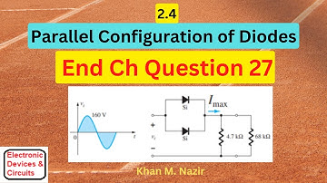 (E)EDC(B) Q 2.27 || Parallel Configuration of Diodes