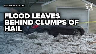 Grand Rapids Neighborhoods Hit With Mive Hail, Heavy Rain