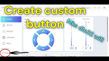Create custom button on makerbase mks dlc32 -costycnc #Makerbase  #CNC #Gcode #WebUI  #custombutton