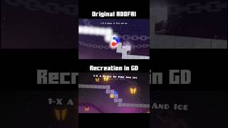 ADOFAI Recreated in Geometry Dash 2.2 #shorts