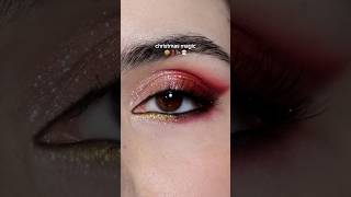 Christmas Magic Red Soft Glam Eyeshadow Look, Christmas Holiday Makeup Eyesofathena