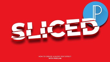 How To Edit Fonts With Pixellab | Sliced Text Effect In Pixellab
