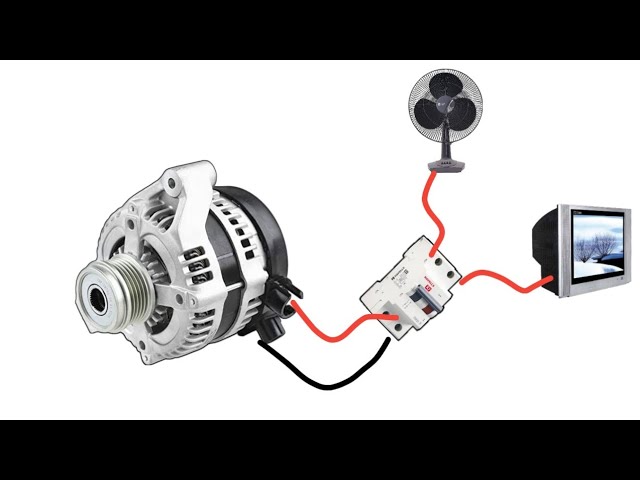 I turn Car Dynamo into 220v electric Generator part1