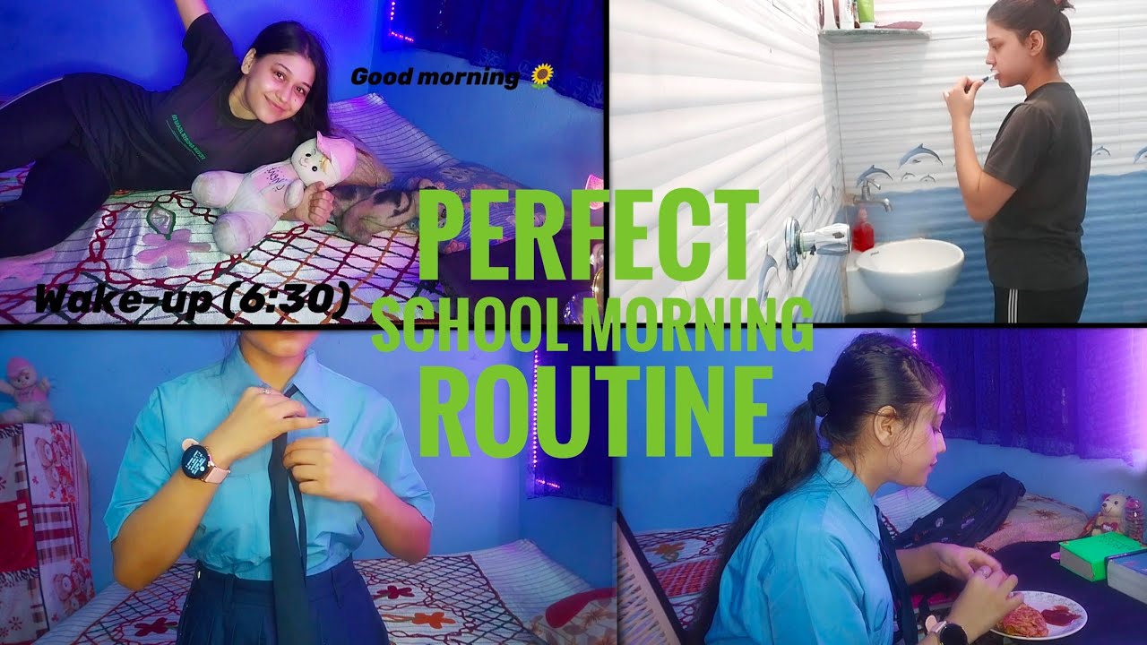 INDIAN Teenage girl "School morning routine "//innage Girly ✨//6:00AM morning routine 😊