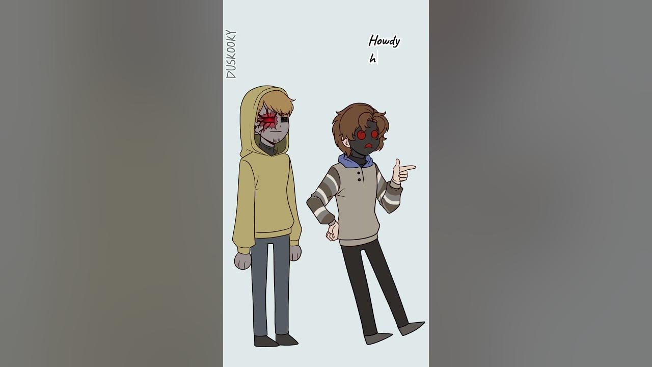 Look, I'm hoodie! // Ticci Toby & Hoodie // Creepypasta proxies [ #shorts ]