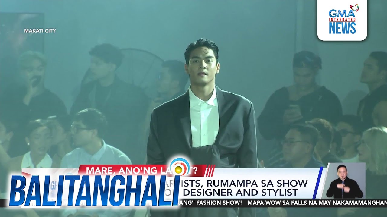 Isang Designer Ilang Sparkle Artists, rumampa sa show ng isang fashion designer and ...