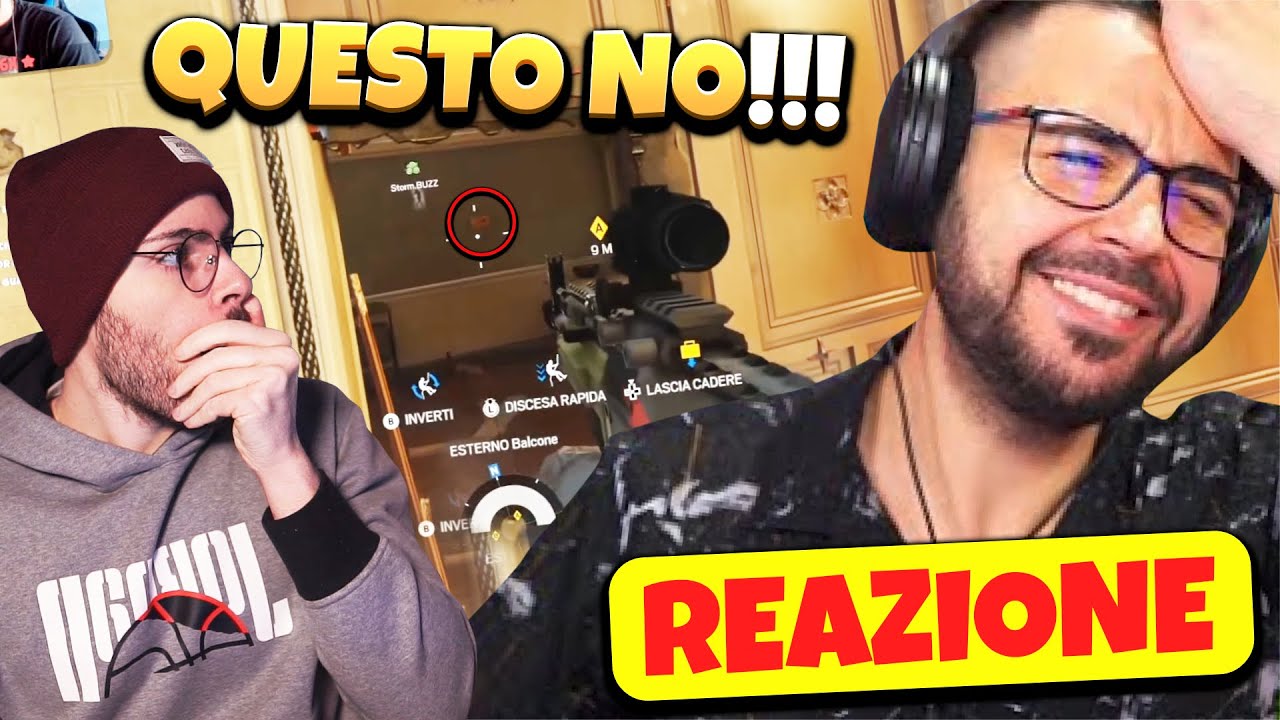 Ciccio così NON VA BENE!!! (REAZIONE) - Rainbow Six Siege ITA