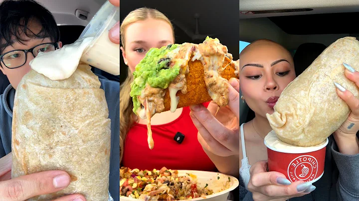 TIKTOK Chipotle Mukbang Compilation | Burrito Bowls, Burritos & More!