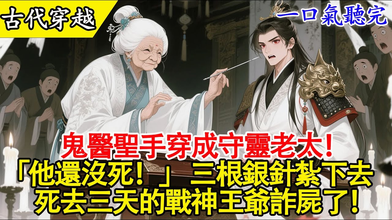 【一口氣聽完】🔥 全網爽爆！現代神醫穿成守靈老婦，鬼門十三針當場把“死”王爺紮活！庸醫臉都被打腫了！👋#穿越 #爽文 #有聲書 #大女主 #打臉 #逆襲 #原創