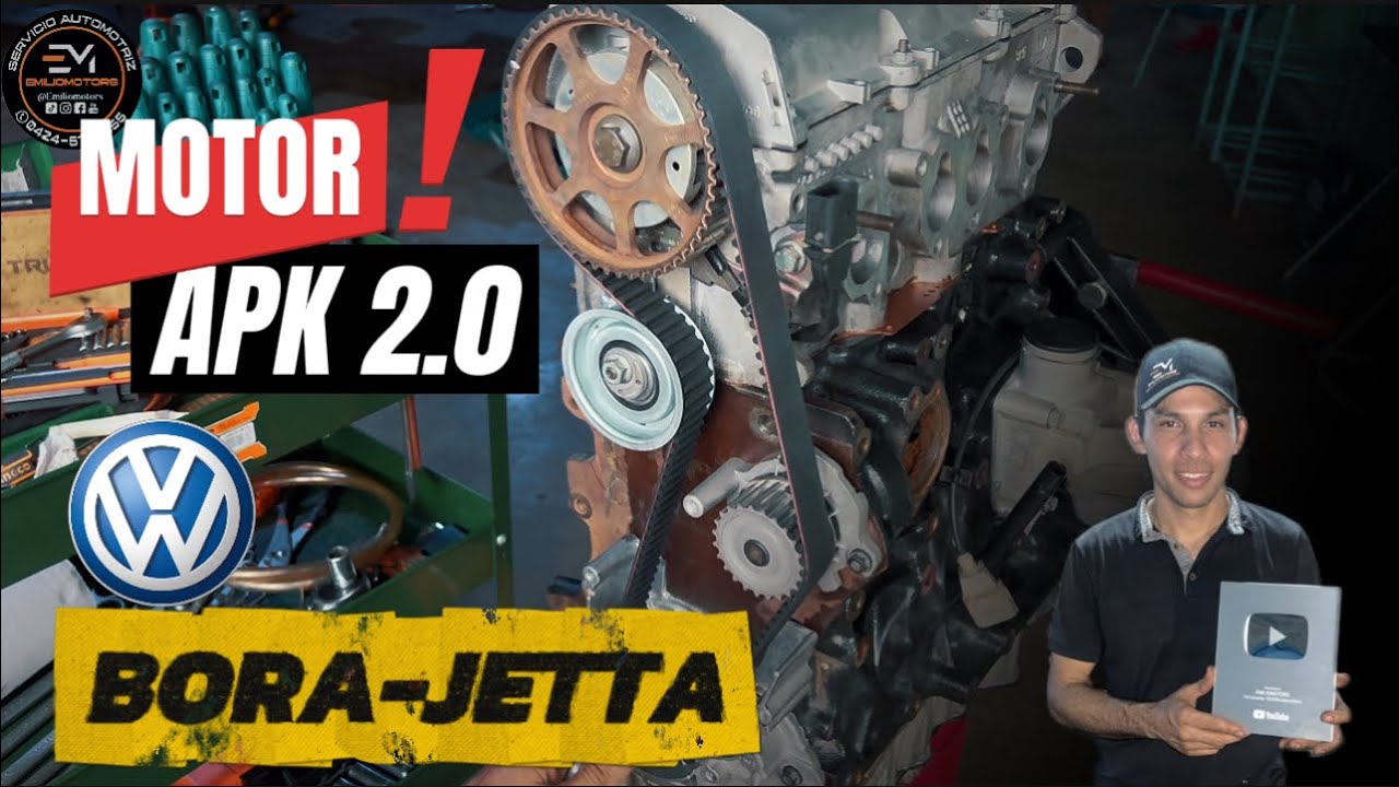 DATOS PARA ARMAR MOTOR DEL VW BORA - JETTA A4 | MOTOR APK 2.0 8v - YouTube