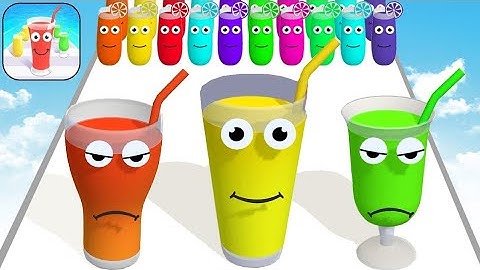 Juice Run Satisfying ASMR Gameplay All Levels #1