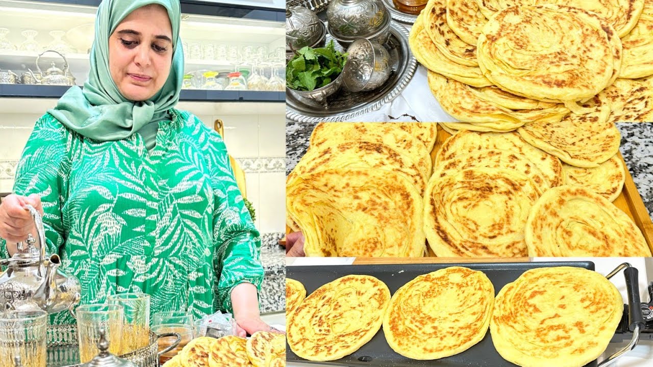 أروع ماممكن تجربي بدون دقيق أبيض / مخامر/ ملوي حرشة/ ملوي خامر