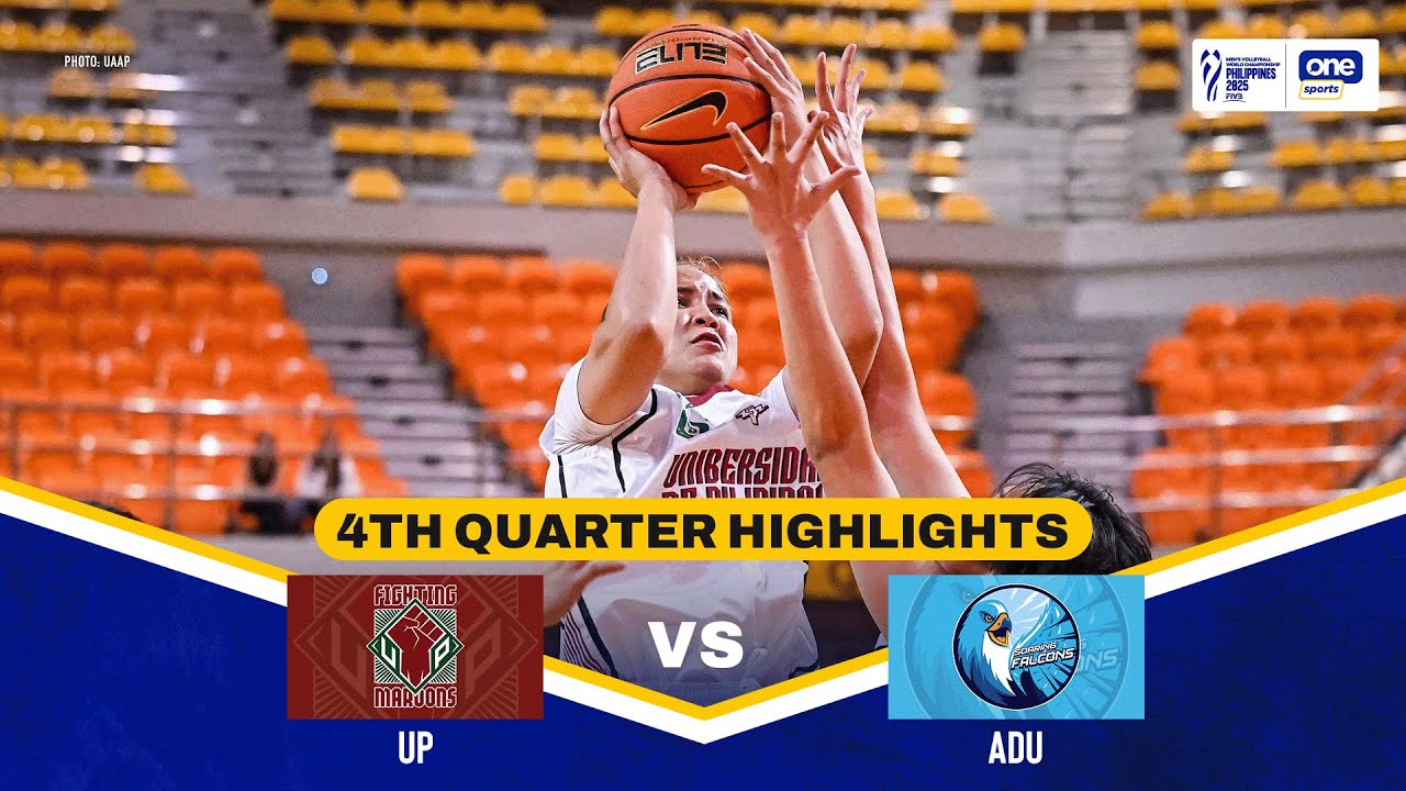 UP vs. AdU | 4TH QUARTER HIGHLIGHTS | UAAP SEASON 88 WOMEN’S BASKETBALL ...
