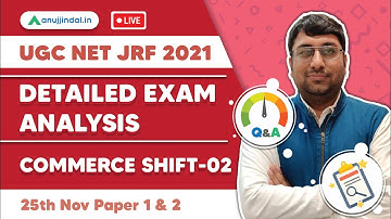 UGC NET 2021 | Paper 1 and 2 Detailed Commerce Analysis | Shift 2 -  by Shubham Sir