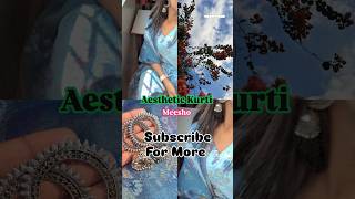 Kurti @Meesho #ootd #meeshohaul #shorts #ytshorts #collegefashion #fashion #trend #skirt