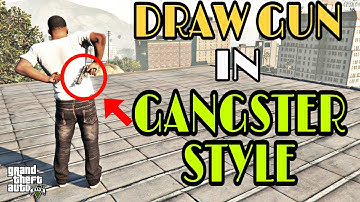 Drag Gun In Gangster Style In GTA V | GTA 5 PAKISTAN | GTA V Pakistan Mods | GTA V Modding |