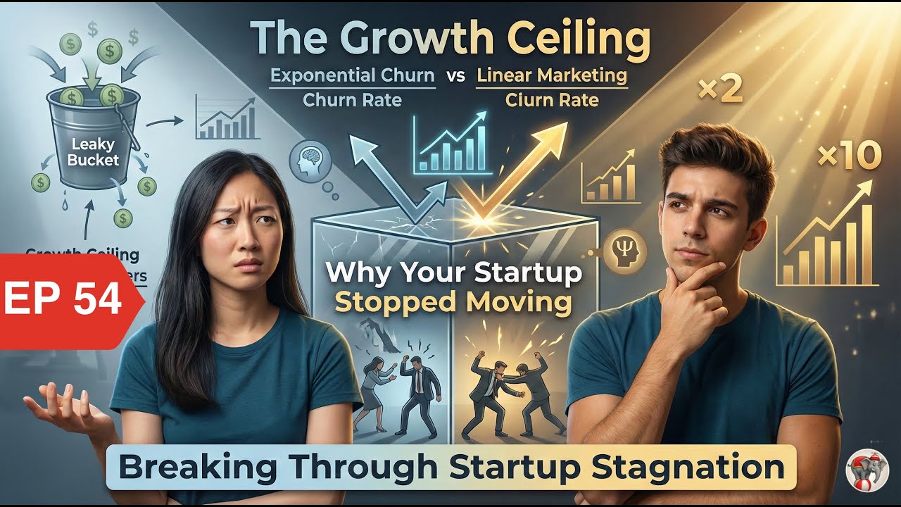 EP 54 | The Growth Ceiling: Why Your Startup Stopped Moving 