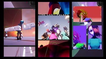 Anime inspired 3d animation. developing a game in unreal engine. digital comic artwork.