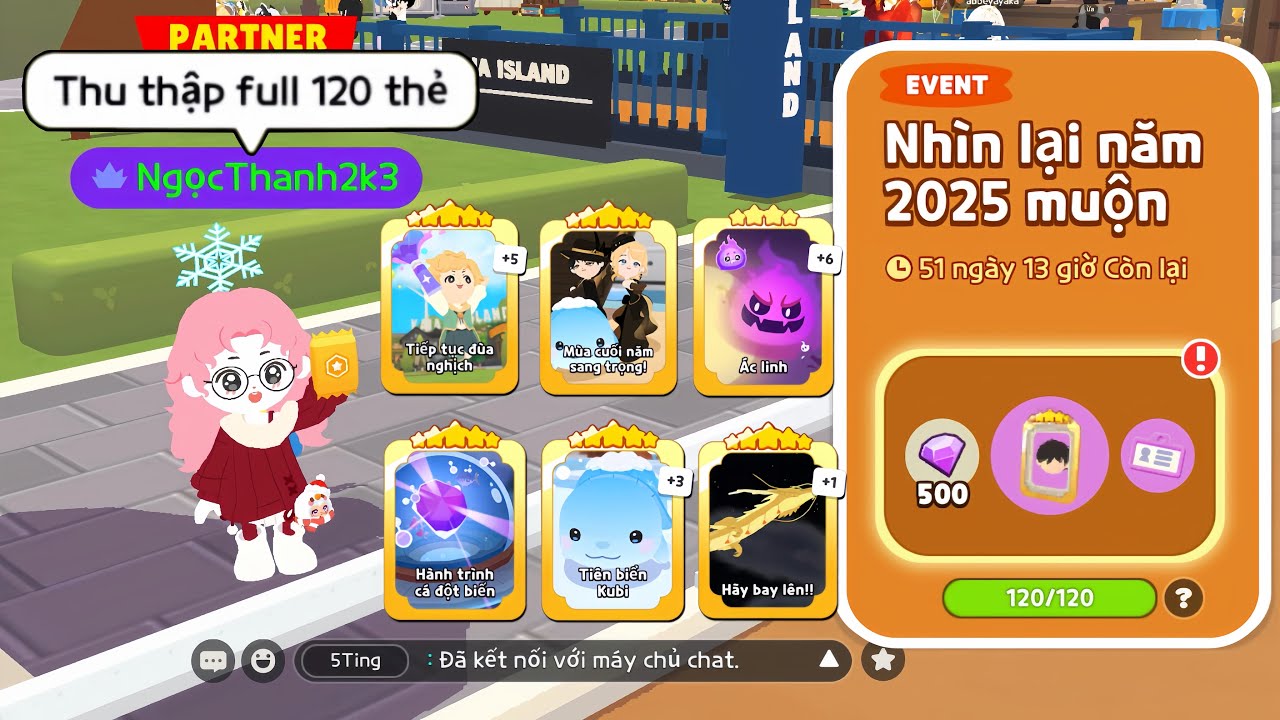 [Play Together] NgọcThanh2k3 THU THẬP FULL 120 THẺ SỰ KIỆN NHÌN LẠI NĂM 2025 MUỘN