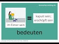 bedeuten | Konjugation, Bedeutungen &amp; Beispiele | 200 deutsche Verben (021/200)