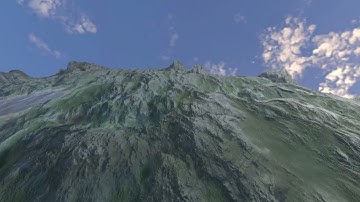 Planet-scale terrain in Unity - Early test footage