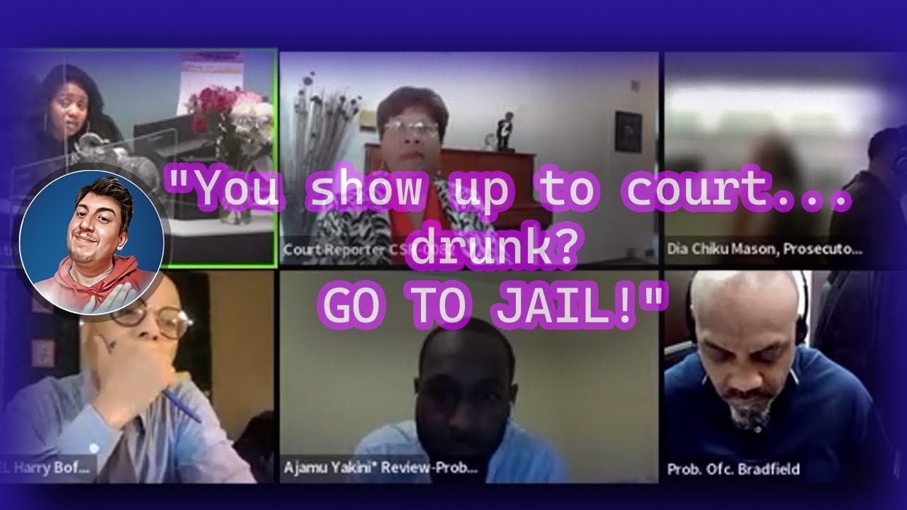 Stop Showing Up To Court Drunk - YouTube