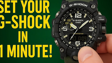 🔧 Casio G-Shock GWG-1000-1A3DR Time Setting Tutorial | Step-by-Step Guide