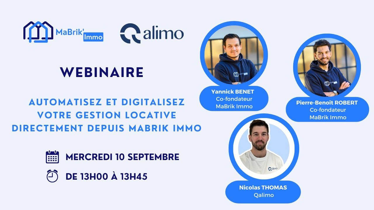 Automatisez et digitalisez votre gestion locative Qalimo | MaBrik Immo !