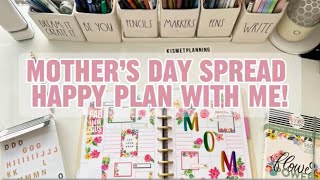 MOTHER’S DAY SPREAD | HAPPY PLANNER