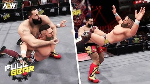 AEW Full Gear 2021: Bryan Danielson vs Miro | Prediction Highlights - WWE 2K20