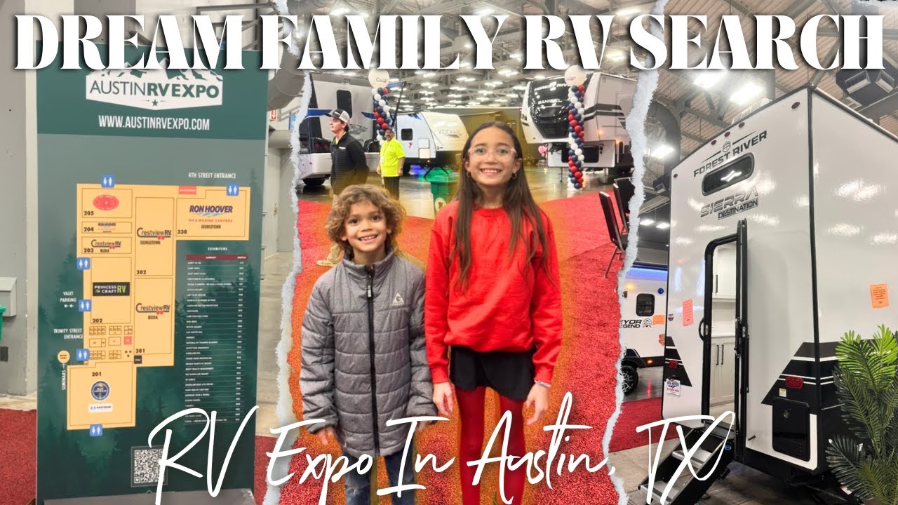 Finding Our Dream Family RV! RV Expo In Austin, TX, Luxury RV Tours ...