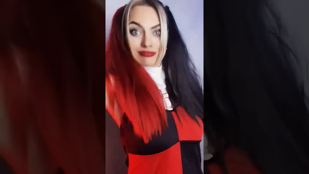 🤕Dangerous Harley Quinn ❤️🖤 #harleyquinn #harley #dc #shorts #youtube #reels #tiktok #marvel