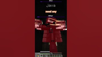 is the bedrock wither REALLY that much harder then java minecraft? #minecraft
