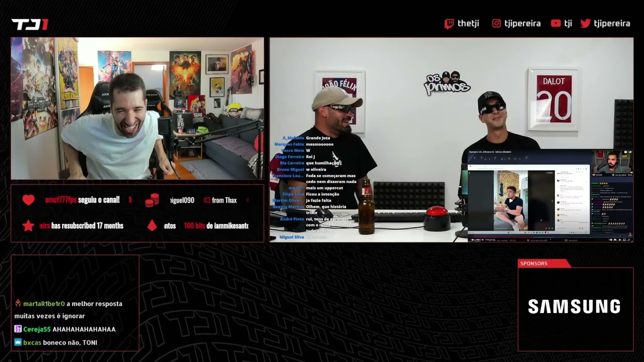 TJI REAGE AOS PRIMOS 